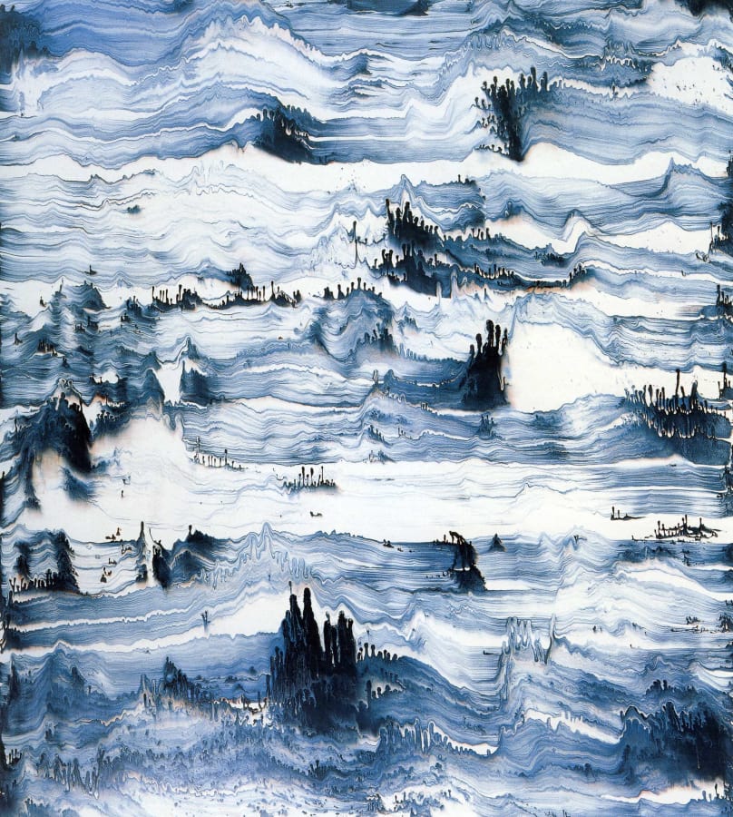 Artwork: Bernard Frize, Romi, 1993