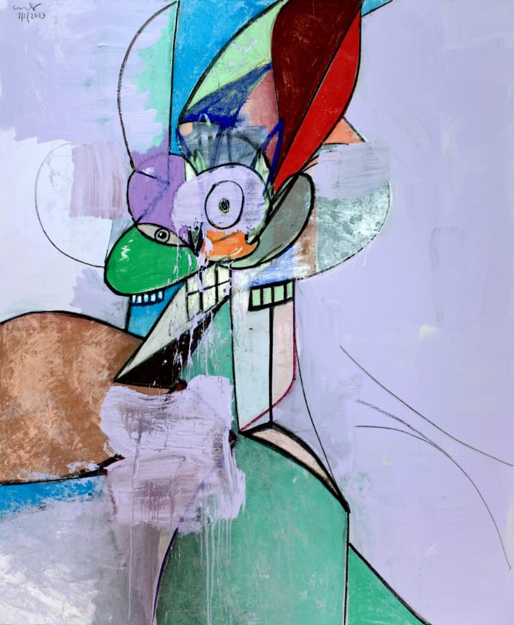 Artwork: George Condo, Birdman, 2013