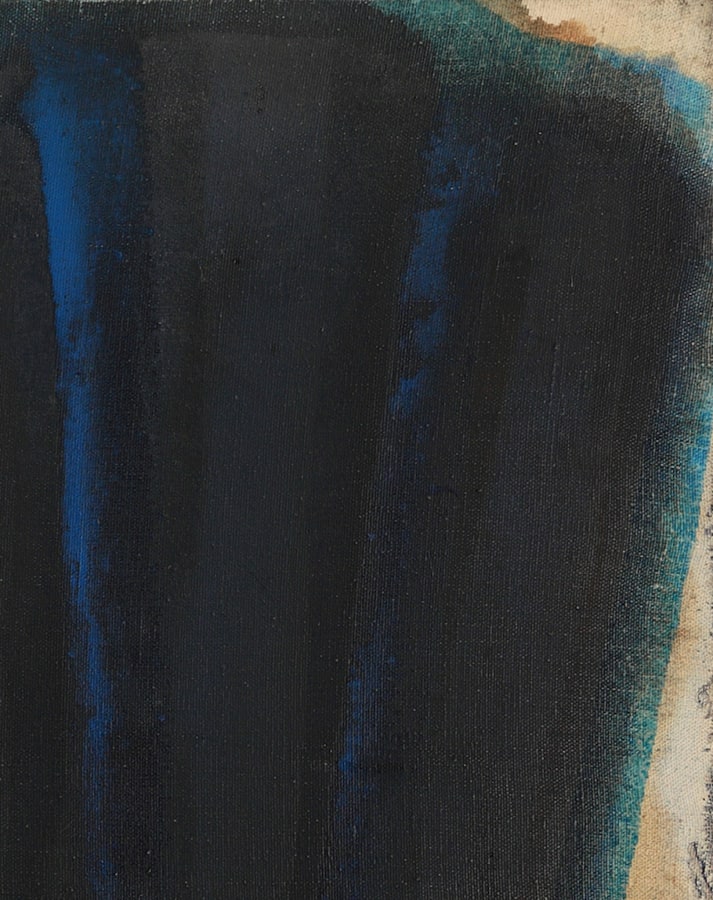 Artwork: Yun Hyong-keun, Burnt Umber & Ultramarine, 1973