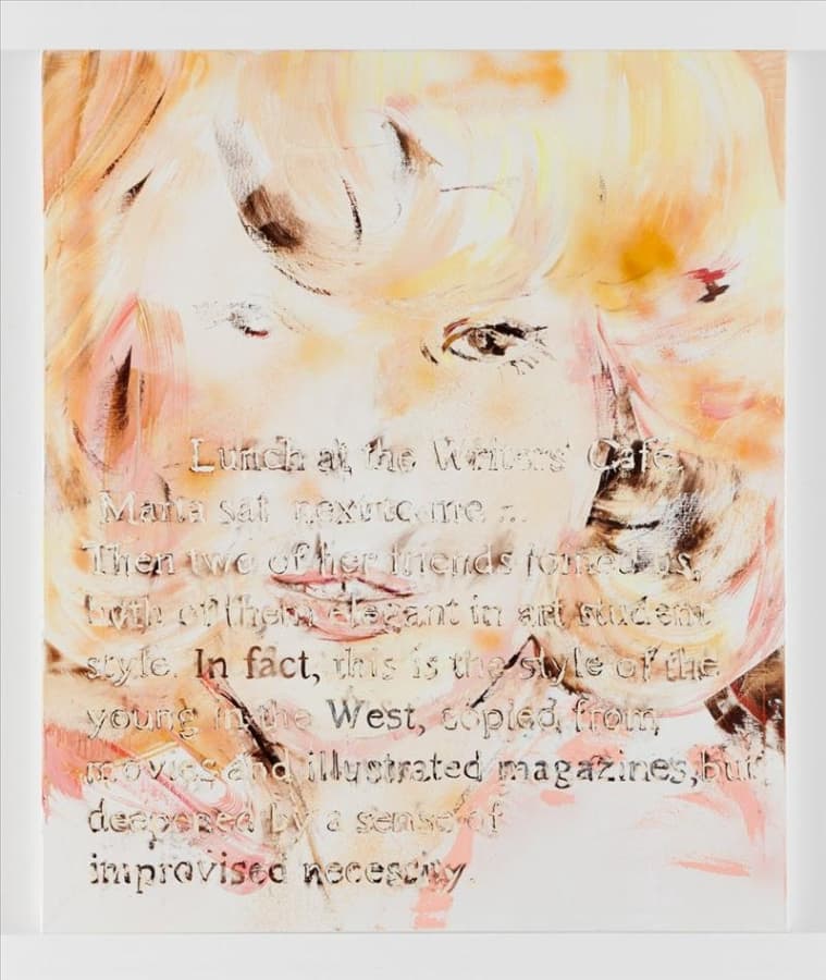 Artwork: Paulina Olowska, Improvised necessity, 2011