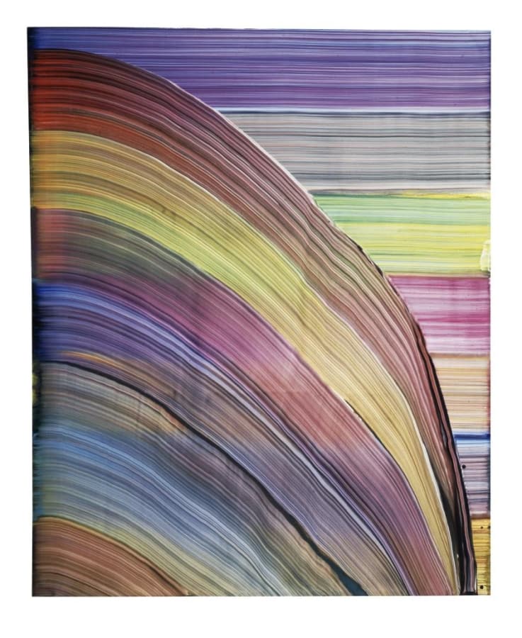 Artwork: Bernard Frize, Rikhan, 2004