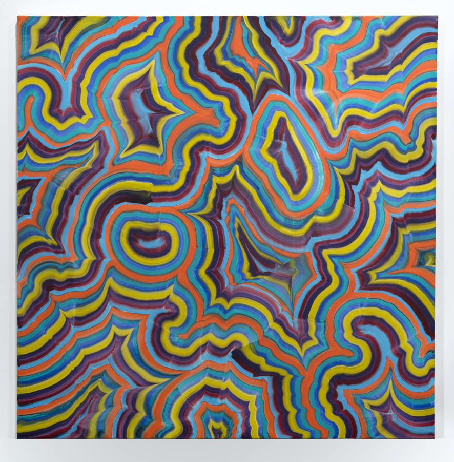 Artwork: Bernard Frize, LIESCIMA, 2014
