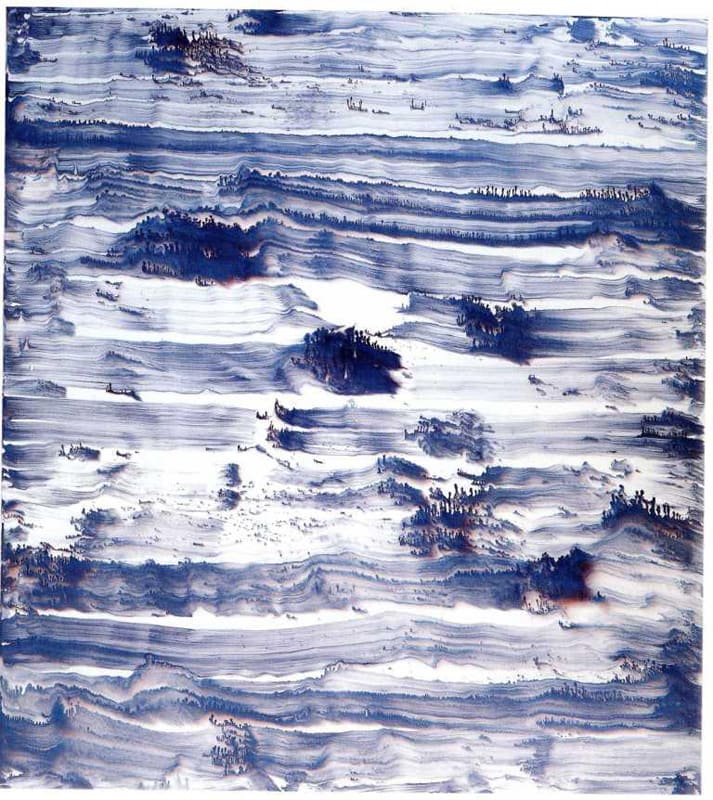 Artwork: Bernard Frize, Vony, 1993