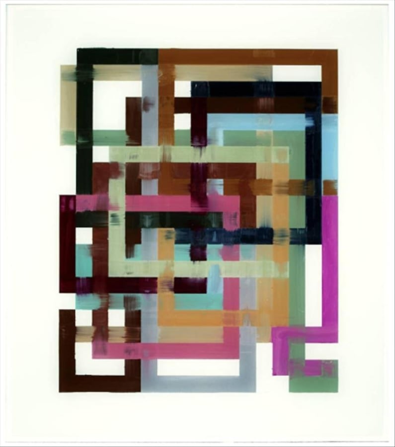Artwork: Bernard Frize, Juillet 14, 2008