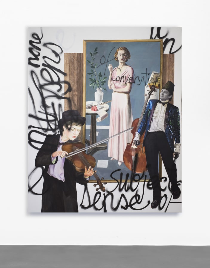 Artwork: Paulina Olowska, Nonsense Subject of Conversation, 2016