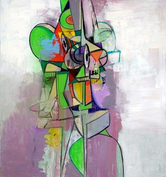 Artwork: George Condo, Screeching Figure, 2013