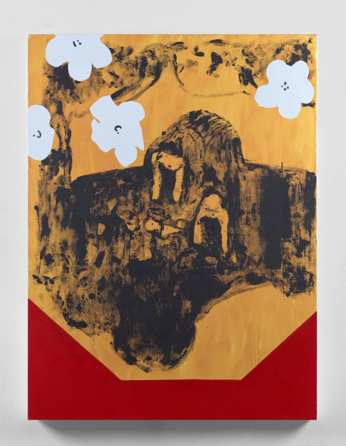 Artwork: Dexter Dalwood, A Hundred Flowers Bloom, 2016