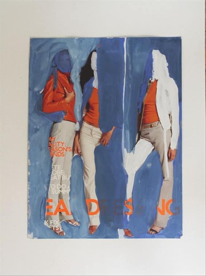 Artwork: Paulina Olowska, From the series Construction First - collages from Japan, 2000