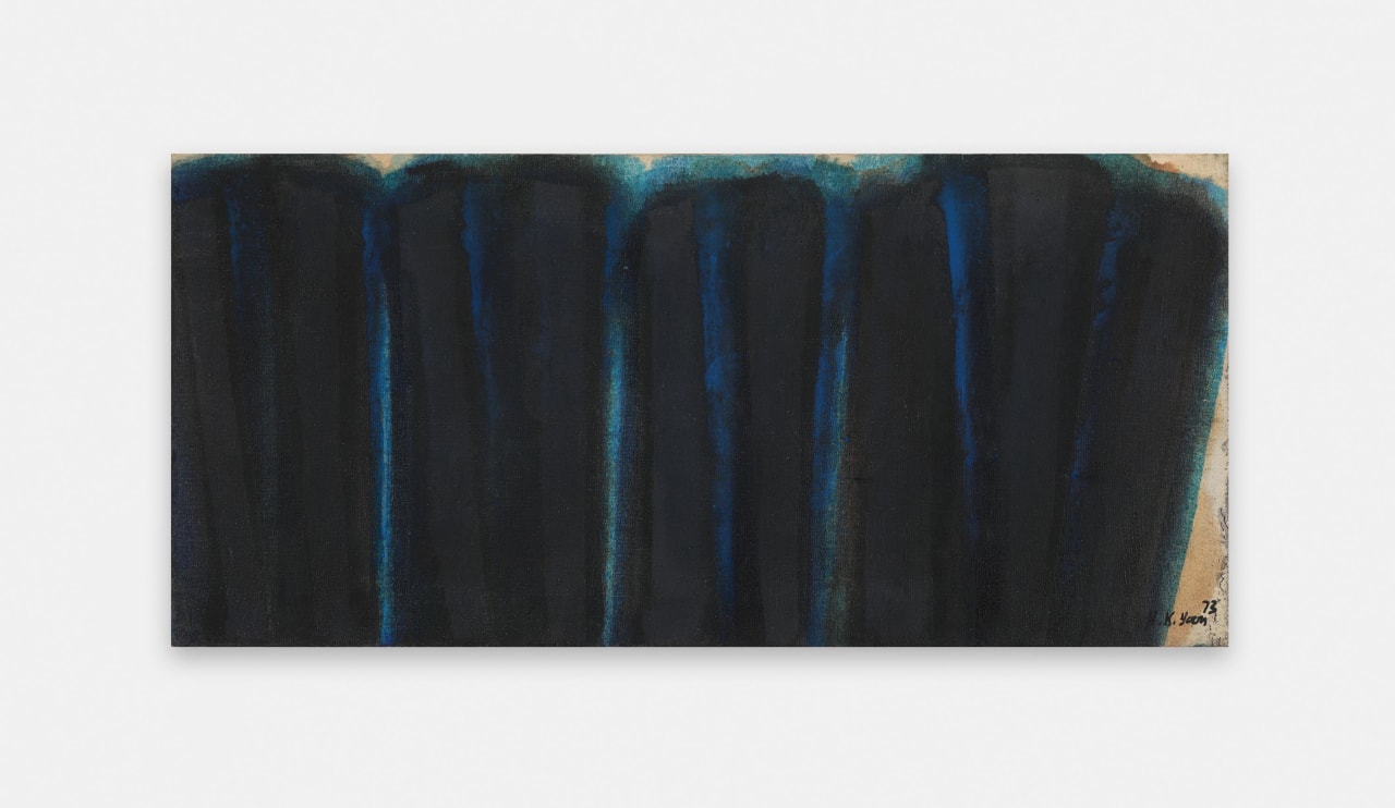 Artwork: Yun Hyong-keun, Burnt Umber & Ultramarine, 1973