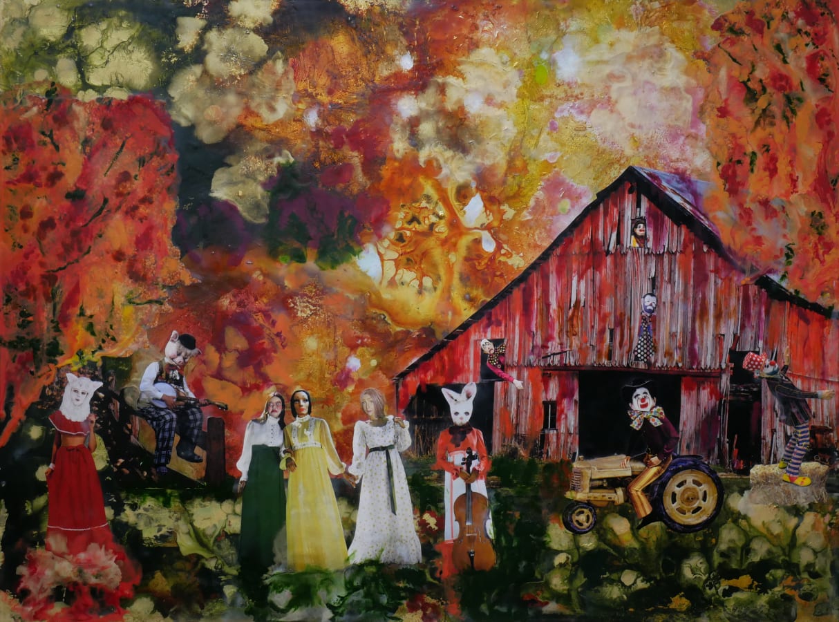 Artwork: Marnie Weber, The Barn Dance, 2019