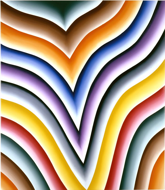 Artwork: Bernard Frize, Insulaire o, 2004