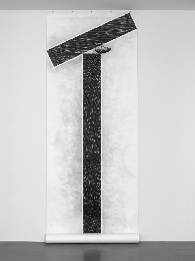 Artwork: Keiji Uematsu, Situation - gravity axis/Drawing as a object, object as a drawing, 2016