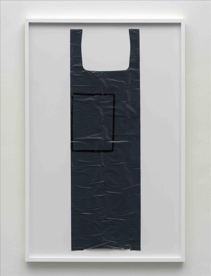 Artwork: Matias Faldbakken, Untitled (Garbage Bag Grey #8), 2010