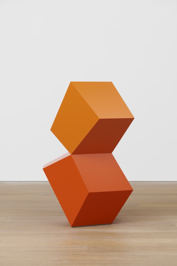 Artwork: Angela Bulloch, Rhombus Totem: Neon Demon, 2021