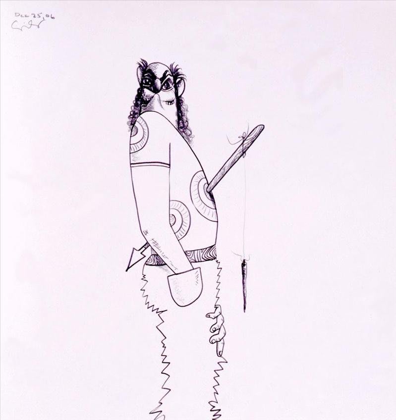 Artwork: George Condo, Smiling Sea Captain (ii), 2007