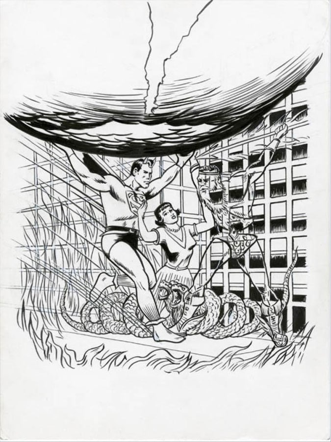 Artwork: Jim Shaw, BLAKE/BORING, 2010