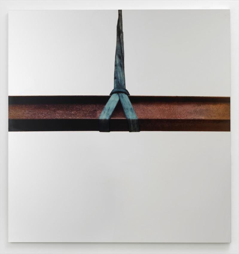Artwork: Michelangelo Pistoletto, Lavoro - trave di ferro, 2008 - 2011
