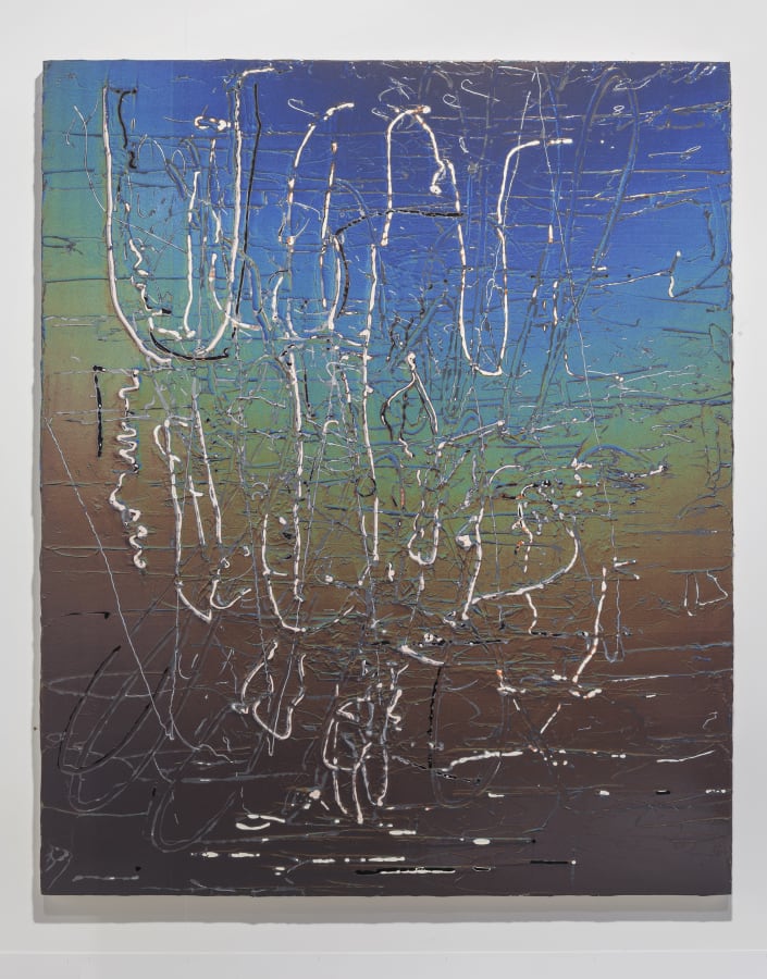 Artwork: Garth Weiser, Color shift painting # 1, 2018