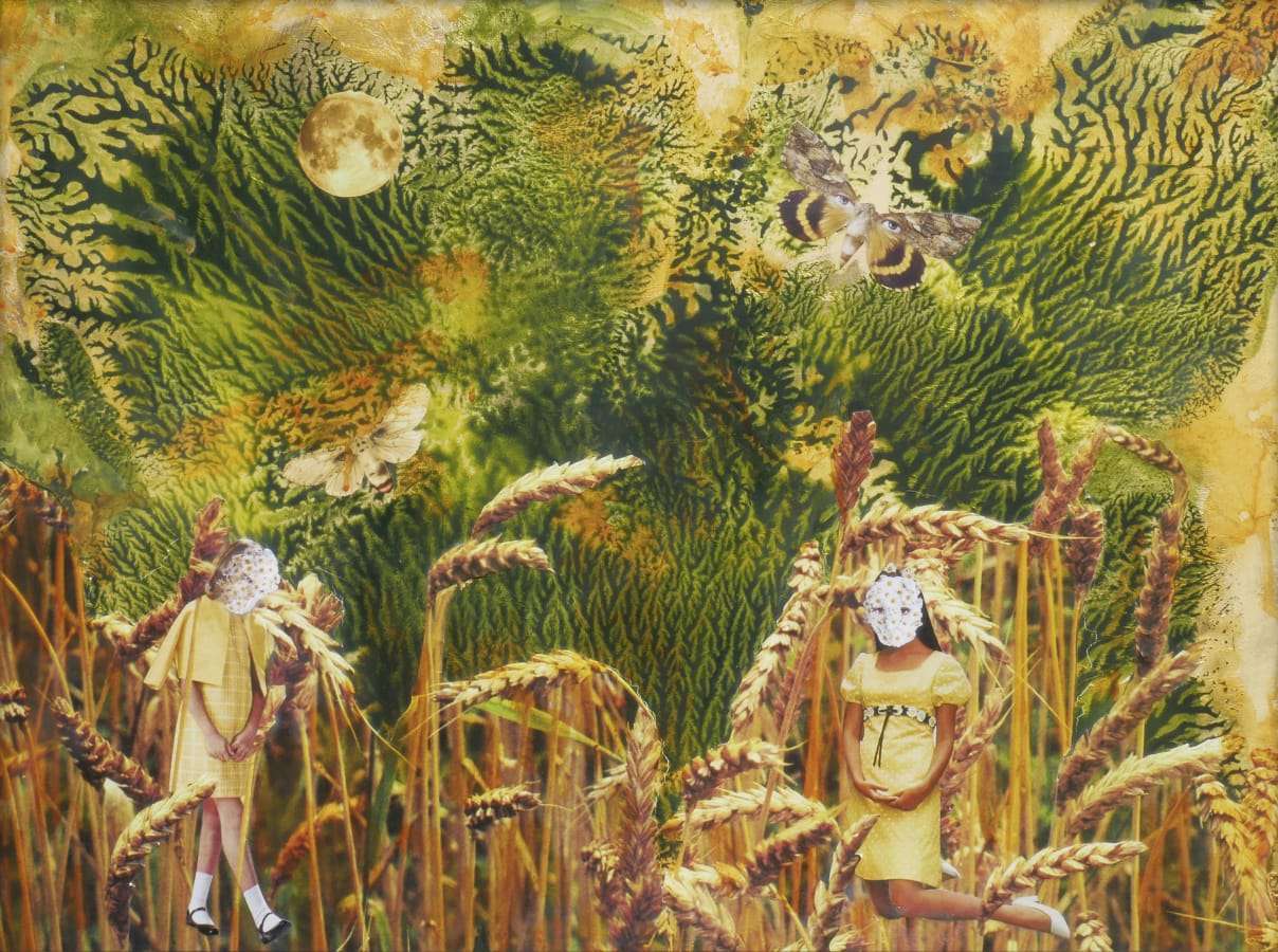 Artwork: Marnie Weber, Daisies in the Wheat Field, 2019