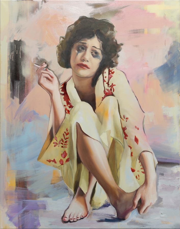 Artwork: Paulina Olowska, Brittany and Daimons, 2021