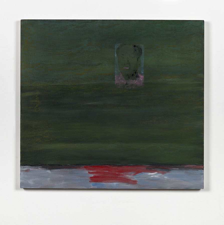 Artwork: Dexter Dalwood, Mao Green - Yangtze, 2015