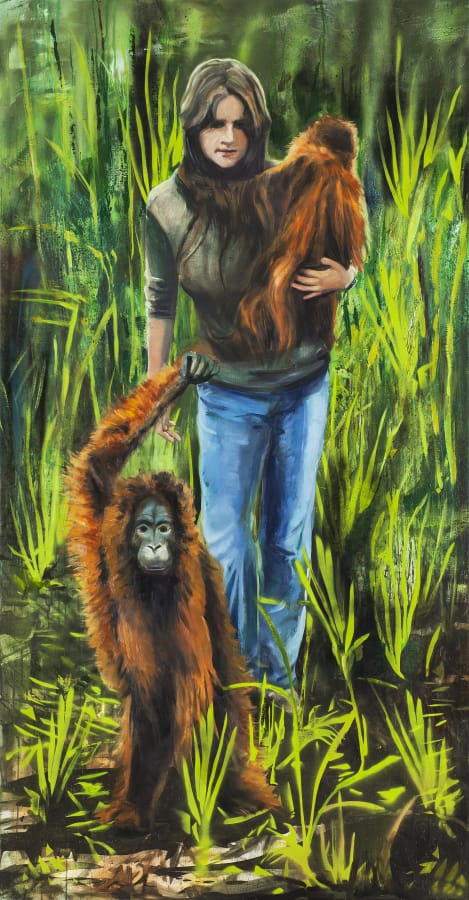 Artwork: Paulina Olowska, Escaping the Borneo Jungle, 2017