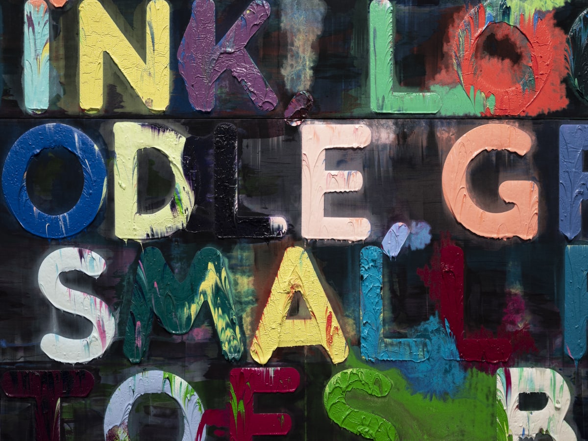 Artwork: Mel Bochner, Money, 2015