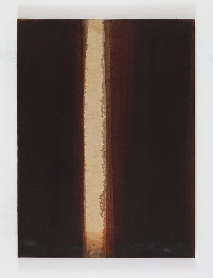 Artwork: Yun Hyong-keun, Umber - Blue, 1985