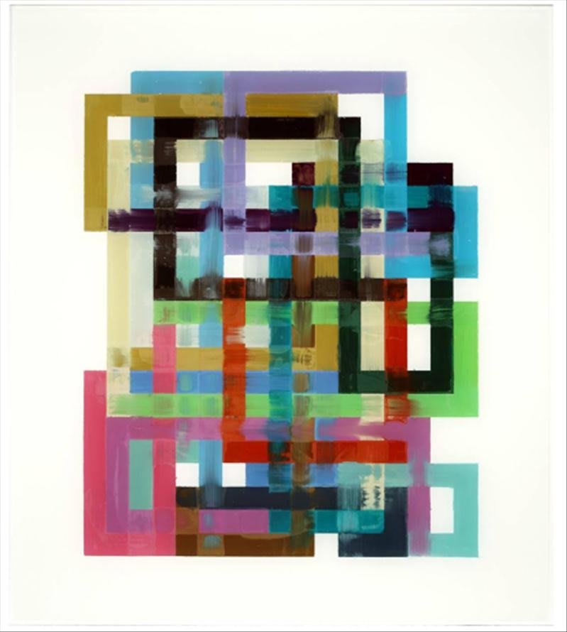 Artwork: Bernard Frize, Juillet 18, 2008
