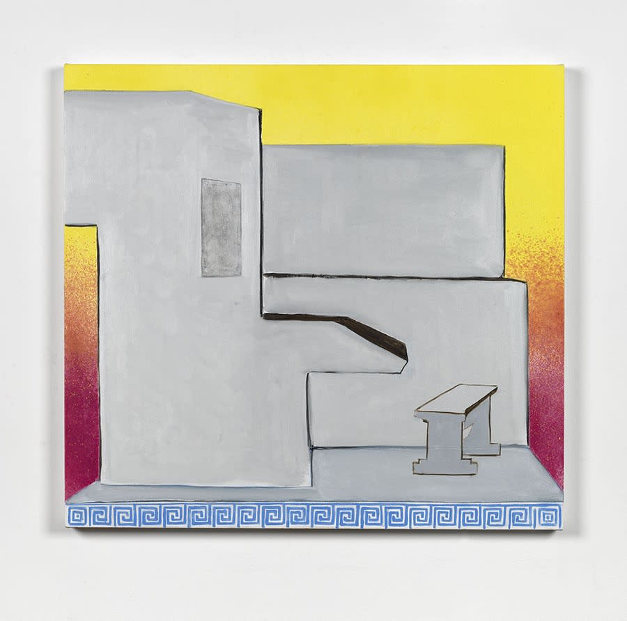 Artwork: Dexter Dalwood, Mao's Study (Remix), 2015
