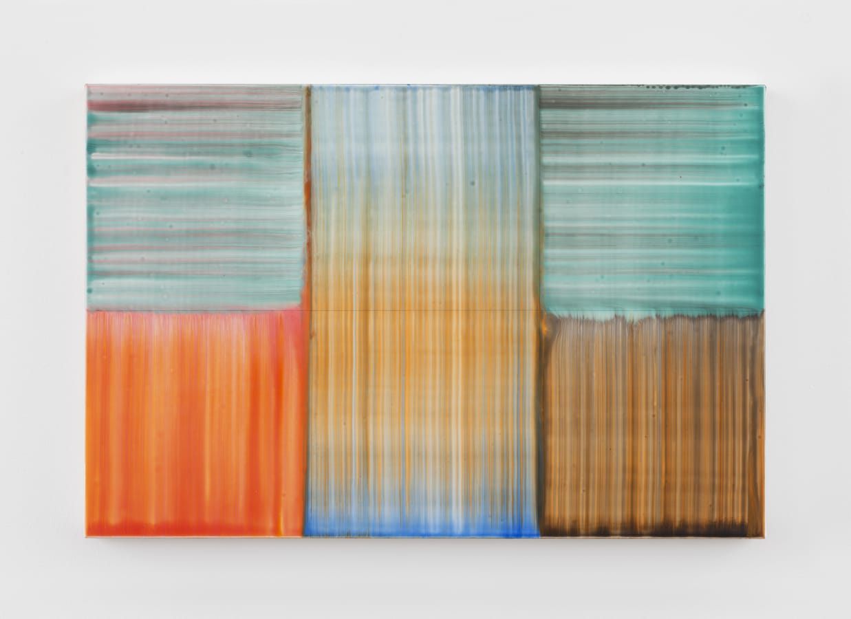 Artwork: Bernard Frize, Feux et Lacs n°5, 2016