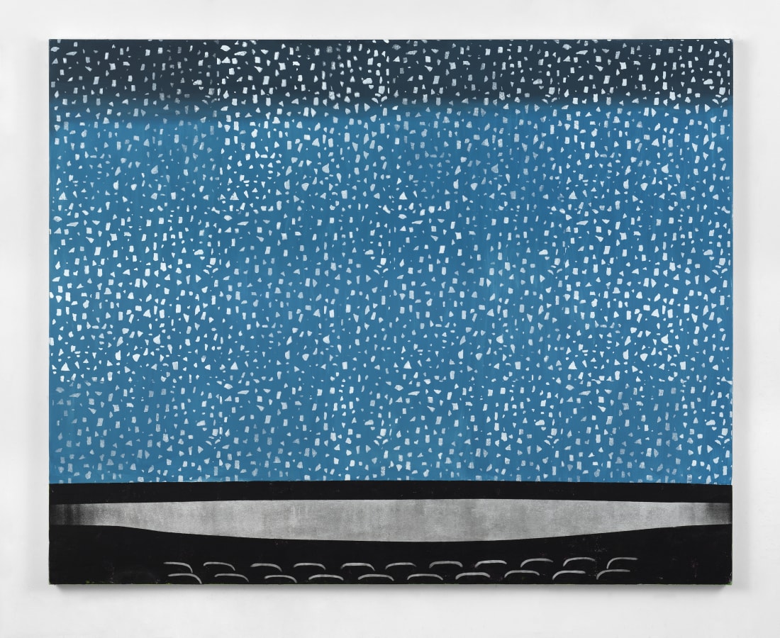 Artwork: Dexter Dalwood, Snow Screen, 2018