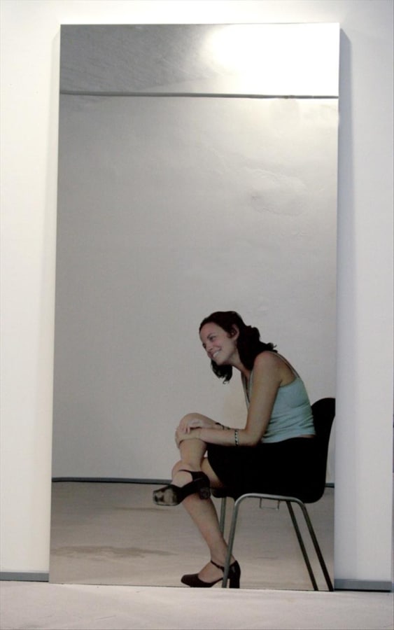 Artwork: Michelangelo Pistoletto, Ragazza che ride, 2007