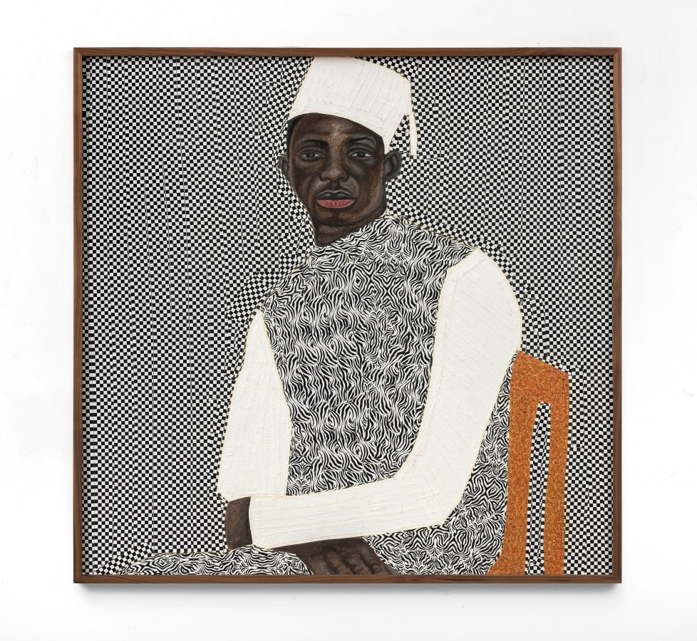 Artwork: Serge Attukwei Clottey, Grandfather, 2021