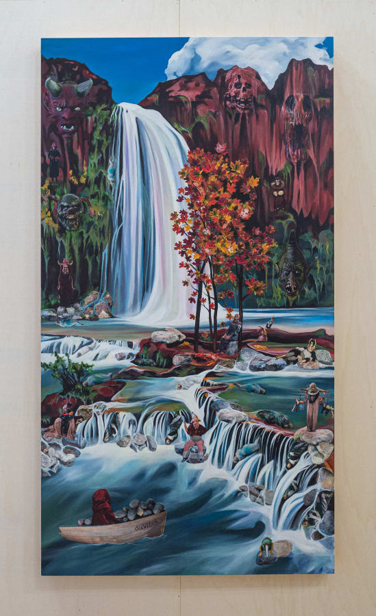Artwork: Marnie Weber, The Waterfall of Forevermore, 2013
