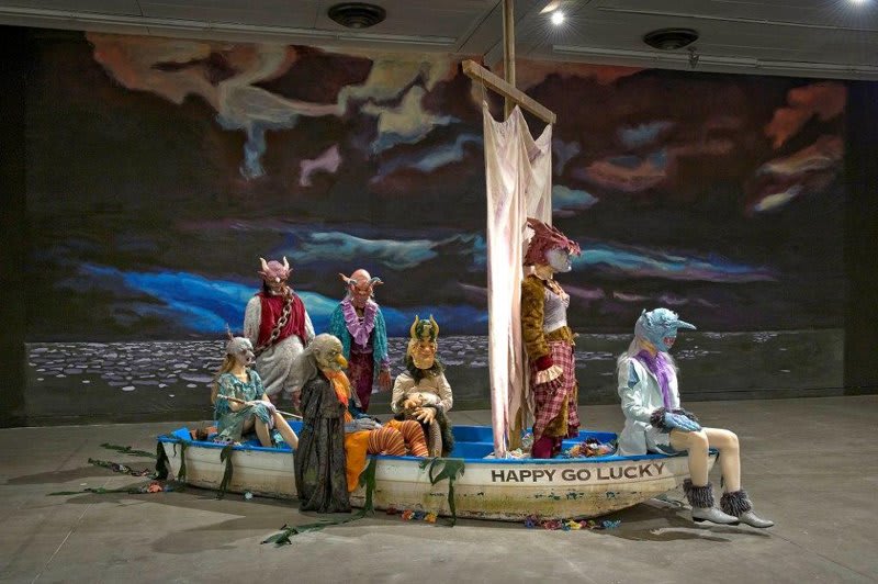 Artwork: Marnie Weber, Happy Go Lucky, The Darkest Journey, 2010