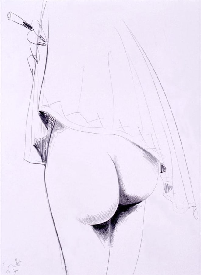 Artwork: George Condo, Smiling Smoker, 2007