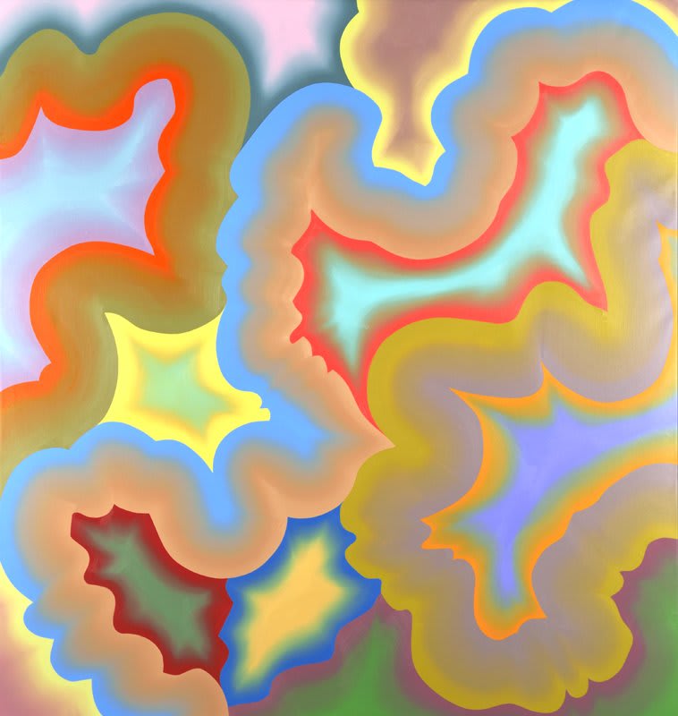 Artwork: Bernard Frize, Paltois, 2012