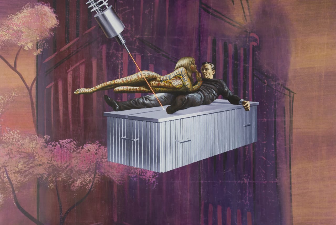 Artwork: Jim Shaw, The Riddle Of the Riddle Of the Sphinx, 2018