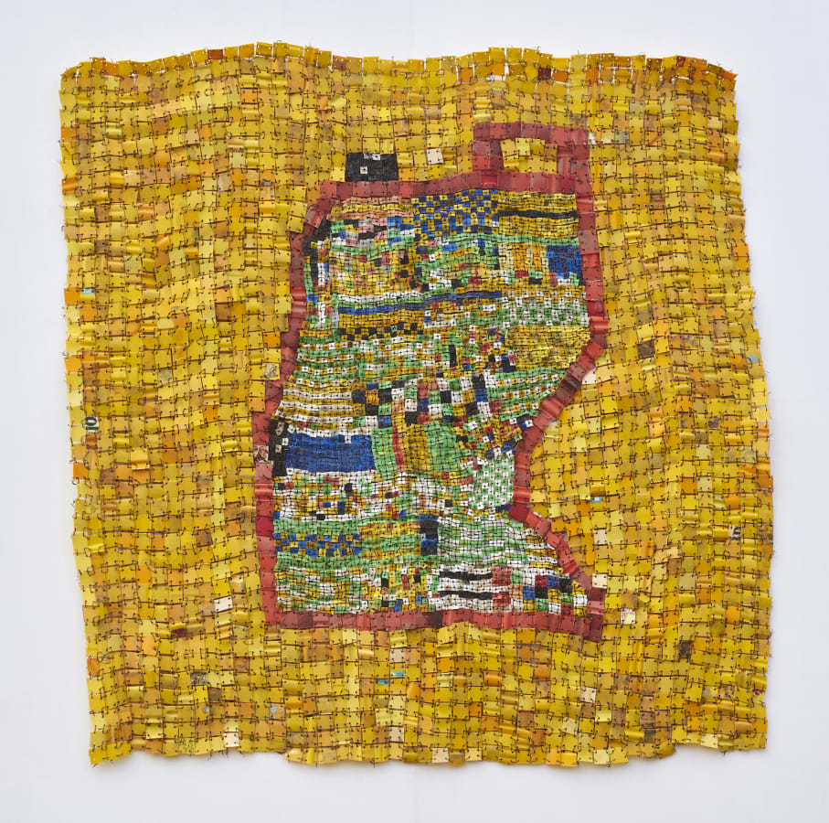 Artwork: Serge Attukwei Clottey, Chairman, 2021