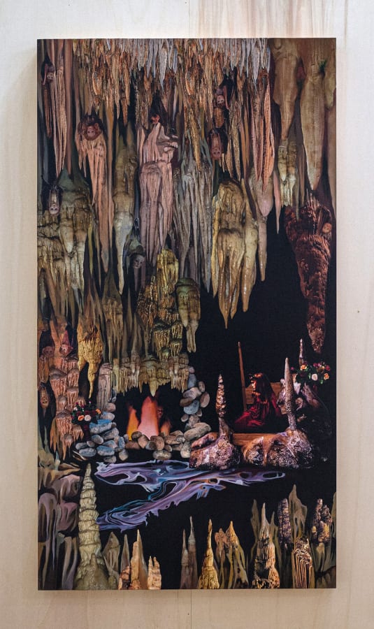 Artwork: Marnie Weber, The Cavern of Untold Secrets, 2013