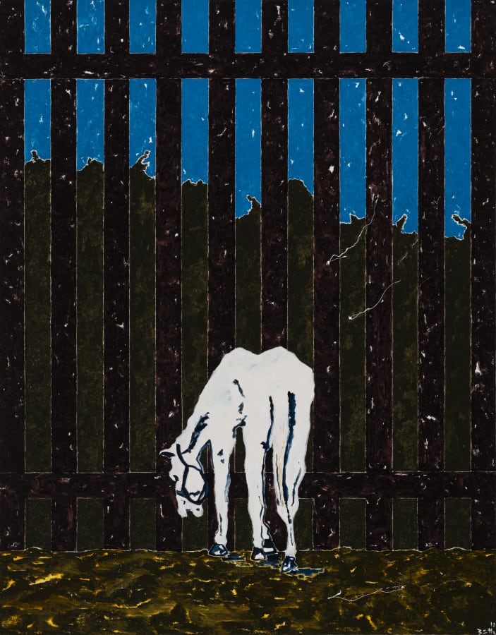 Artwork: Werner Büttner, The Vanishing North, 2019
