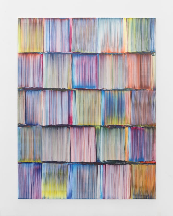 Artwork: Bernard Frize, Réuni, 2018