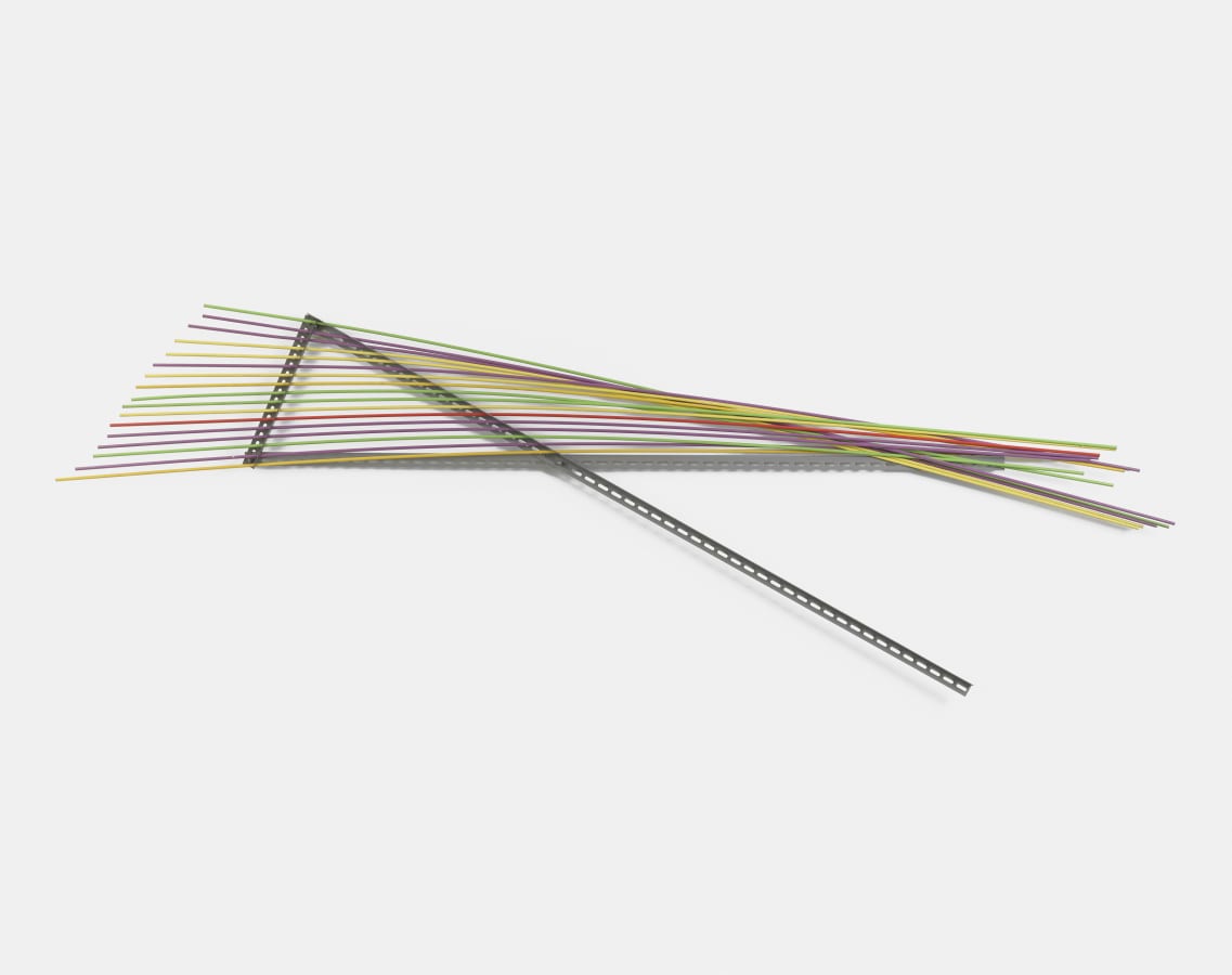 Artwork: Luciano Fabro, Computer Forbice, 1990