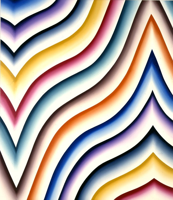 Artwork: Bernard Frize, Insulaire p, 2004