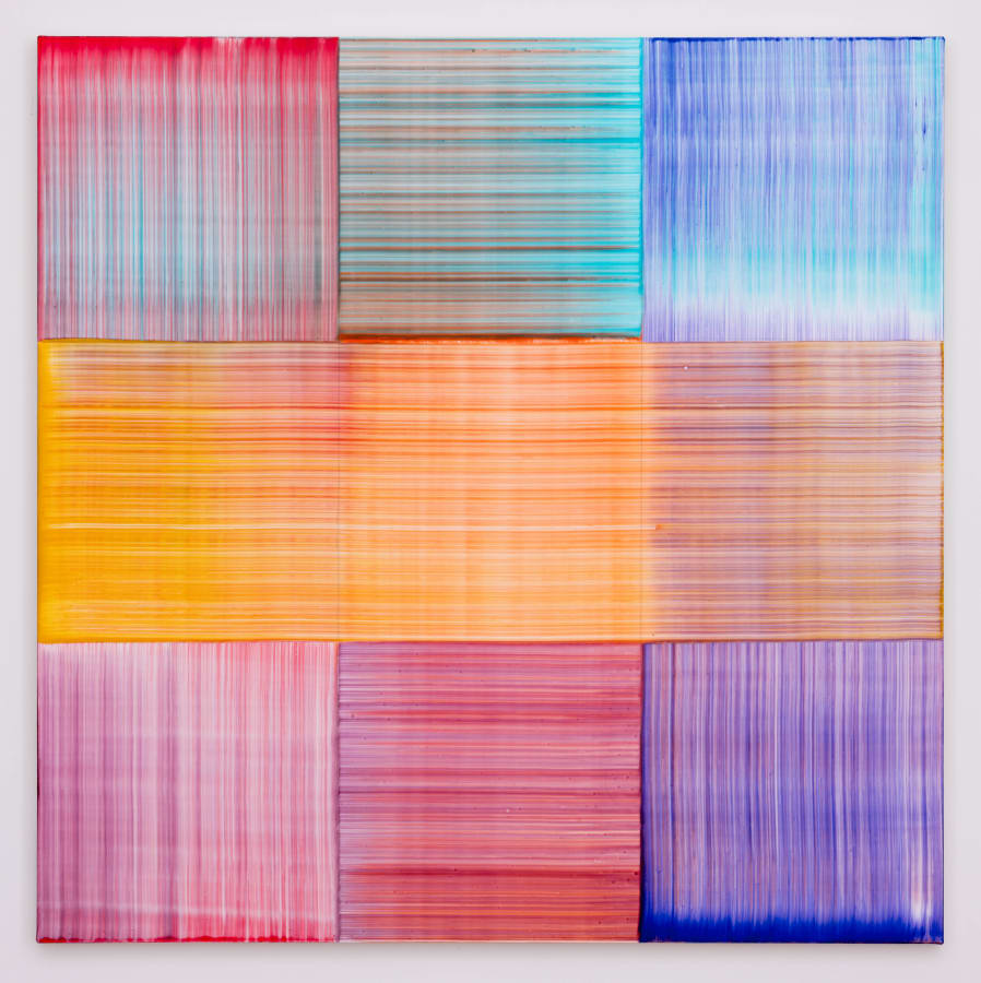 Artwork: Bernard Frize, Kava, 2017