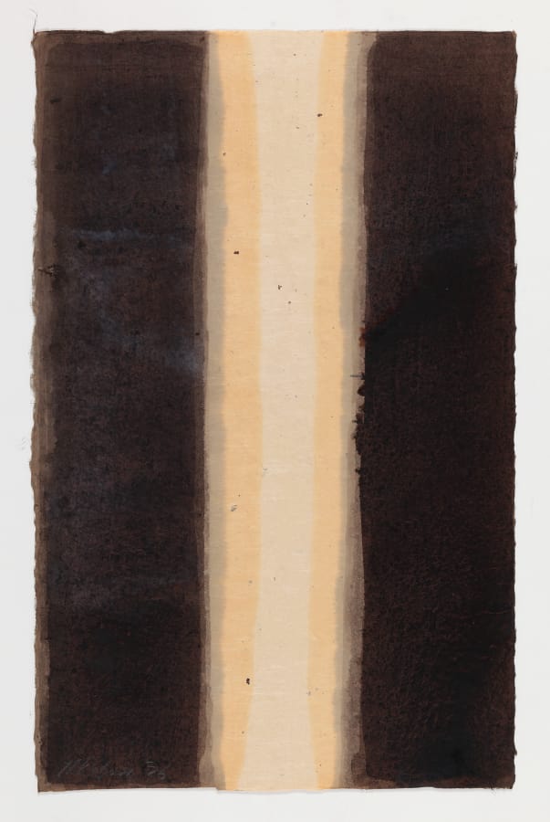 Artwork: Yun Hyong-keun, Burnt Umber & Ultramarine, 1986