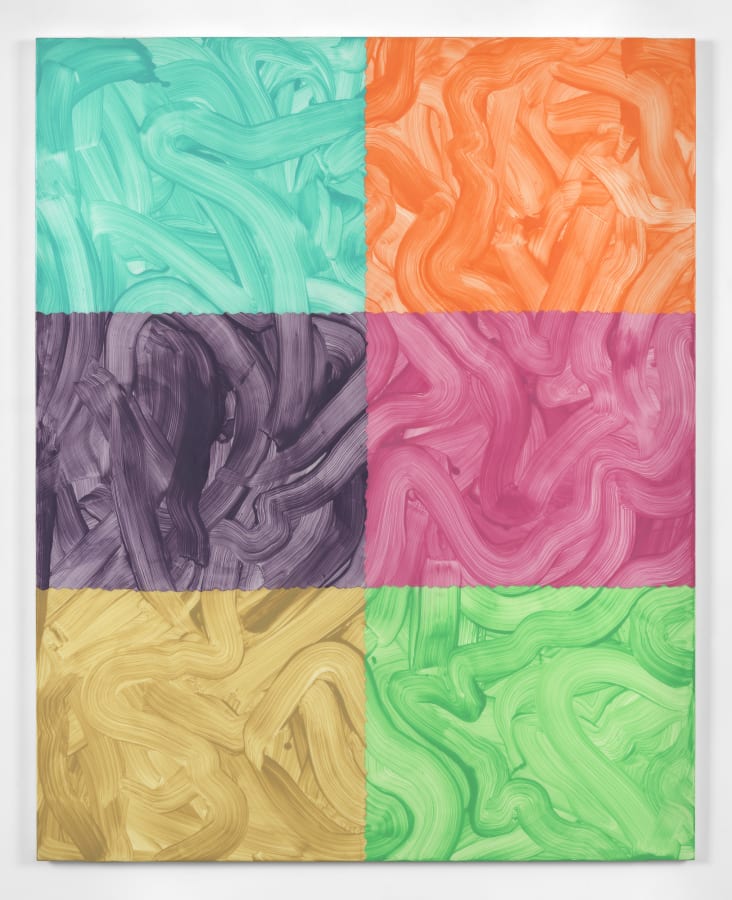 Artwork: Bernard Frize, Ilage, 2013
