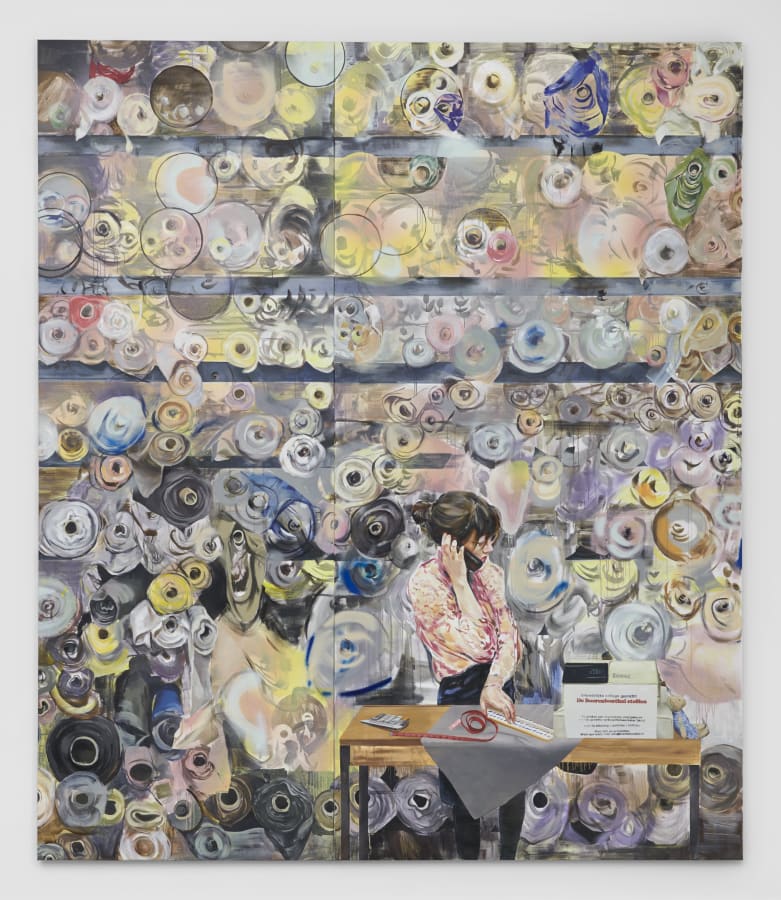 Artwork: Paulina Olowska, At the Boerenbonthal Stoffen, 2019