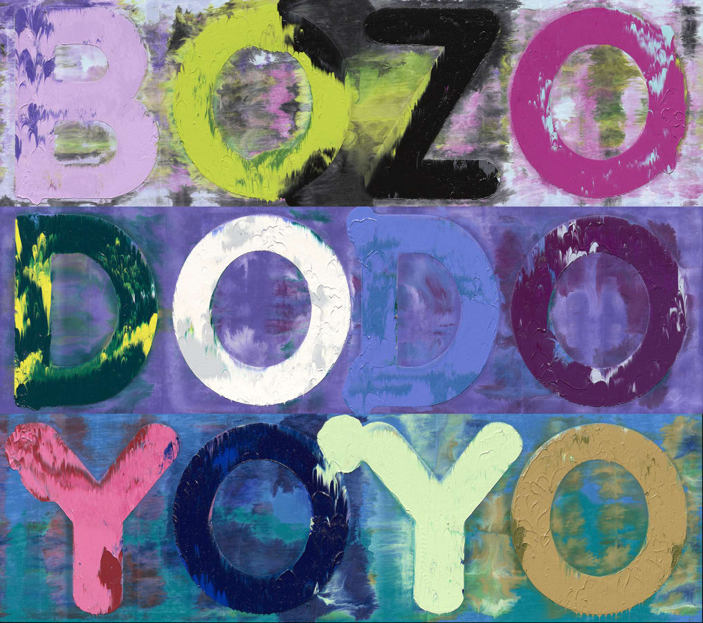 Artwork: Mel Bochner, Bozo, 2019